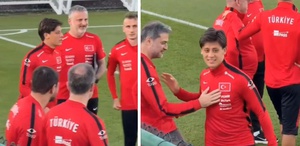 Arda Güler yine gönülleri fethetti Milli takım idmanındaki tavrı dikkat çekti