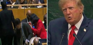 BM Genel Kurulu’nda konuşan Trump’a soğuk duş: Küba heyeti salonu terk etti