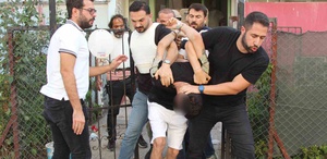 Şehrin göbeğinde polise el bombasıyla karşılık verdi, böyle yakalandı O anlar kamerada