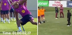 Barcelona ve Galatasaray’ın antrenman görüntüleri olay oldu