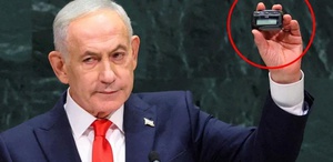 Netanyahu elindeki çağrı cihazıyla BM kürsüsünden tüm dünyayı tehdit etti