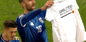 Vedat Muriqi’nin gol sevinci tartışma yarattı UEFA’nın kararı bekleniyor