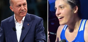 Cumhurbaşkanı Erdoğan’dan Busenaz Sürmeneli’ye gülümseten soru