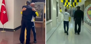 Hasret böyle bitti Emenike ile İsmail Kartal bir arada