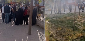 Van’da korku dolu anlar Kız öğrenci okula pompalı tüfekle geldi