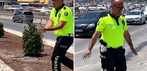Hatay’da polisin yaptığı hareket Bakan Mustafa Çiftçi’yi duygulandırdı