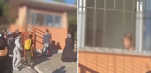 İşte ortaokulda dehşet saçan öğrencinin gözaltına alındığı anlar