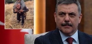 İçişleri Bakanı Çiftçi, yaşlı kadını kurtaran polisi tebrik etti