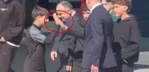 Kritik toplantı öncesi Hacıosmanoğlu’nun keyfi yerinde Çocuklarla çak yaptı