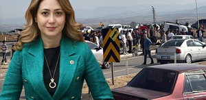 MHP konvoyunda kaza Milletvekili Zuhal Karakoç yaralandı, 1 kişi hayatını kaybetti