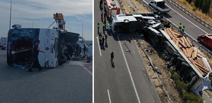 Manisa’da 11 kişinin öldüğü kazada otobüs ve tır şoförü tutuklandı