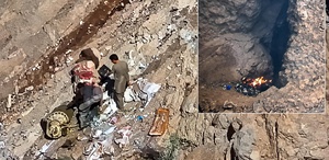 PKK’nın Metina’daki 4 kampı boşalttığı anların görüntüleri