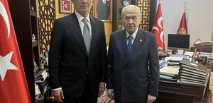 İbrahim Hacıosmanoğlu, MHP Lideri Devlet Bahçeli’yi ziyaret etti