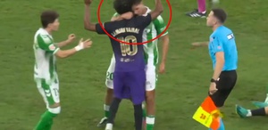 Lamine Yamal’a kafa attı Real Betis-Barcelona maçında olay