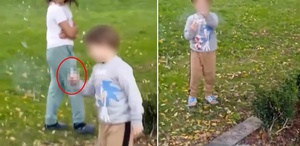 Düzce’de pes dedirten görüntü Bir de el hareketi çekti