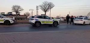 Konya’da traktör yüklü tır, polis aracı ile çarpıştı: Bir polis şehit oldu