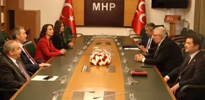 Gözlerin çevrildiği DEM Parti ve MHP görüşmesi başladı Bahçeli’nin de bir mesajı var