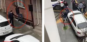 “Balkona neden izmarit attınız“ dediler, kaldırım taşıyla saldırdılar