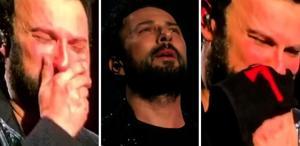 Annesini kaybeden Tarkan ilk konserinde hüngür hüngür ağladı
