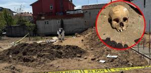 İnşaat işçilerinin bulduğu kafatası ekipleri harekete geçirdi