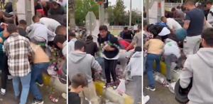 Görüntü Türkiye’den Bira için birbirlerini ezdiler