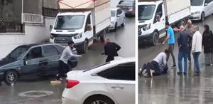 Pompalı tüfekle saldırdı, silah tutukluk yapınca ortada kaldı