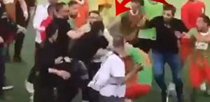 Amatör Lig maçında saha karıştı, polis futbolcuya kafa attı Soruşturma açıldı