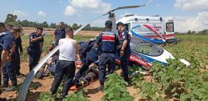 Adana’da Cayrokopter kazasında 2 asker yaralandı