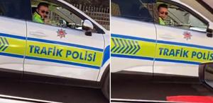 Son kez uyardı Trafik polisinin, damada yaptığı anons bomba