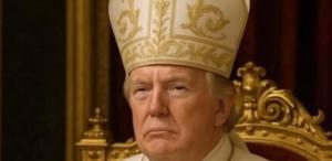 Trump’tan ’Papa’ görseli sorusuna yanıt: Bunu yapan ben değilim