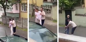 Abartı egzozlu motosikletlileri tabanca ve balyozla kovaladılar