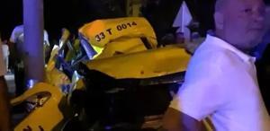 Mersin’de trafik kazası 2 kişi hayatını kaybetti