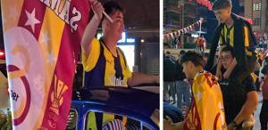 Fenerbahçe forması ile Galatasaray’ın şampiyonluğunu kutladılar