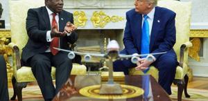 Soykırımla suçladı Trump şimdi de Güney Afrika lideriyle kavga etti