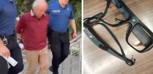 77 yaşındaki adam kameralı gözlük ile sokaktaki kadınları kayda aldı