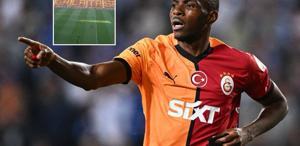 Osimhen sahaya çıktığı anda çalan şarkı gündem oldu
