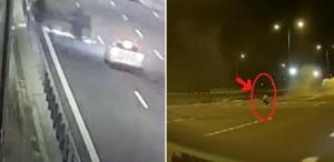 Küçük çocuk, takla atan araçtan yola fırladı: 5 yaralı