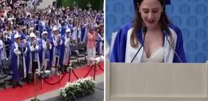 Üniversiteyi birincilikle bitiren gencin sözleri alandakileri ayağa kaldırdı