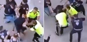 Sokak ortasında taşlı, sopalı kavga: 3 kişi yaralandı