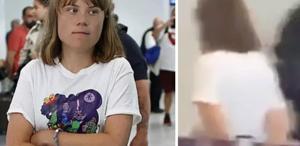İsrail’in sınır dışı ettiği Greta Thunberg, Paris’e ters kelepçeli geldi