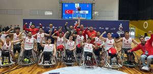 23 Yaş Altı Tekerlekli Sandalye Basketbol Milli Takımımız, İsrail’i 84 sayı farkla ezip geçti