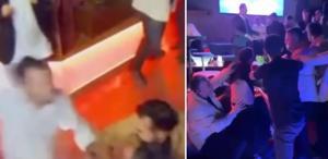 Otelin terasında silahlı “şampanya“ kavgası
