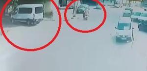 Kuryeye tekme tokat saldırı