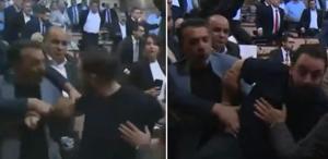 İBB Meclisi karıştı AK Parti ve CHP’li üyeler birbirlerinin üzerine yürüdü
