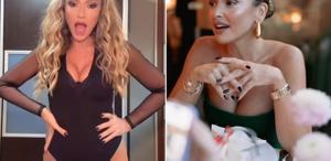Hadise, iddialı sahne kostümüyle ayna karşısında dans etti