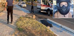 Uyarı levhasına çarpan 14 yaşındaki Azra hayatını kaybetti
