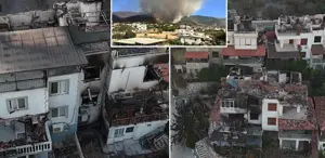 3 ildeki yangınlar sürüyor Birçok ev küle döndü, gerilim hattı bomba gibi patladı