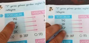 Birinci sınıfa giden çocuğuna sorulan soru babayı öfkelendirdi