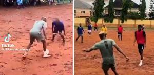 Osimhen’in futbol oynadığı saha gündem oldu