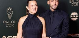 Hakan Çalhanoğlu’nun eşinden olay paylaşım